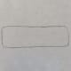 Step 1. Start with a rectangle with rounded edges.