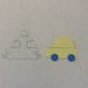 Step 7. Draw two squares for the bumpers.