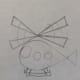 Step 8. Make curved action lines to show the propellers spinning movement.
