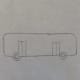 Step 3. Add two rectangles with lines down the middle for the front and back doors.