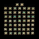 Appliqués in the shape of lotuses, 1st century CE. Image credit: Metropolitan Museum