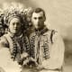 A photo from a pre-Communist time Ukrainian wedding in the country's Carpathian Mountains region