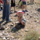 The kids loved locating the various flint quarries that had been used by local tribes around the 1400s. The kids were delighted that the park rangers gave them pieces of flint and obsidian to take home as souvenirs.