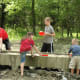 Though we didn't find any diamonds, my younger kids did find ways to create something just as exciting: mud. We had to spend quite a while spraying them clean before we left.