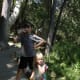 What I found to be more amazing was the unexpected sharp contrast of what came next. After hiking up to that hot desert-like region surrounding the well, we headed down a staircase next to a lush natural spring & river.