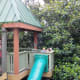 We loved how child friendly it was! They include a park with dinosaur statues for climbing on, sand for digging in, and a large playground set with a fun slide.