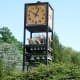 Clock tower at a National Zoo entrance, circa 2005.