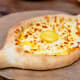 Acharuli (Adjarian) khachapuri. Fancy shape, right?