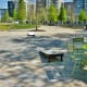 Bean bag toss area