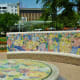 Fountain & Benches by Malou Flato