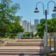 Market Square Park view from street