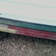 These sheets are color coded according to gauge. Usually the sheets for the first ring are on top, but sometimes the second ring is on top. Consult your manual to be sure.