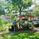 Farm Stand spotted in Montrose Area – Farmer Roy with back to camera & wearing a hat.