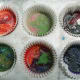 Heat crayon cupcakes in oven