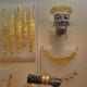 Chryselphantine (gold and ivory) statue of Artemis, Apollo's sister. think the head and arms would have been attached to a wooden manikin which was probably clothed. It was burned in a fire. 7th. century BCE, Archaic style.