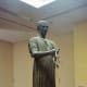 One more view of the Delphi Charioteer to give you a sense of its height. The legs are too long, because he originally stood in a full-sized replica chariot. A few fragments of the horses have been found.
