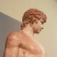 Another Antinoos, boyfriend of Emperor Hadrian. Roman period imitating classical Greek, but the proportions are post-classical. c. 130-138 BCE.