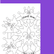 Mardi Gras Mandala Design Printable