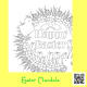 Easter Mandala Coloring Sheet Printable
