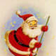 Vintage Santa graphics: sweeping up the old fashioned Christmas stars