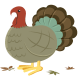 Thanksgiving turkey clip art