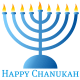 Chanukah art: menorah