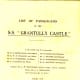 First page of the pasenger list