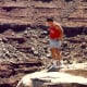 One never knows for sure just what is under those rocks in Canyonlands. National Park.