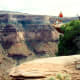 See the people? Nothing but air under that rock.