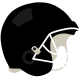 Black football helmet clip art