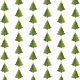 Christmas tree scrapbook paper -- white background