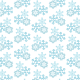 Falling snowflakes winter scrapbook paper -- white background