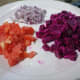Ingredients for dragon fruit salsa