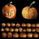A Collection Of Spooky Jack O' Lanterns.