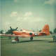 A P-63 at Lackland AFB, TX, June 1977. A revised version of the P-39 was the P-63 Kingcobra.