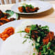 Serve immediately with steamed white rice, sambal, and sliced cucumber.