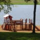 One of two play areas for small children on the banks of the lake