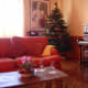 Bed and breakfast living room at Christmas