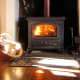 Cosy winter days around the stove in the B & B