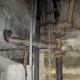 remains of plumbing