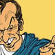 Guy Lux as a game show host in Mansions of Gods