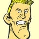 Kirk Douglas as slave 'Spartakis' in Asterix and Obelix all at sea