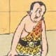 Jean Richard as Lion tamer in Asterix and the Laurel Wreath