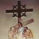 Each Station of the Cross was beautifully created and displayed inside of the Loretto Chapel.