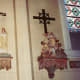 Stations of the Cross inside the Loretto Chapel
