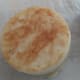Toaster biscuit griddled and ready to bake in the oven for 5 minutes