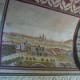 Intricate hand paintings adorn the walls at the ruined palace at Arki