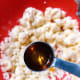 Add the egg yolk, vanilla extract, and salt into the butter mixture.
