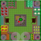 21' x 21' potager layout