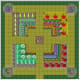 20' x 20' potager layout